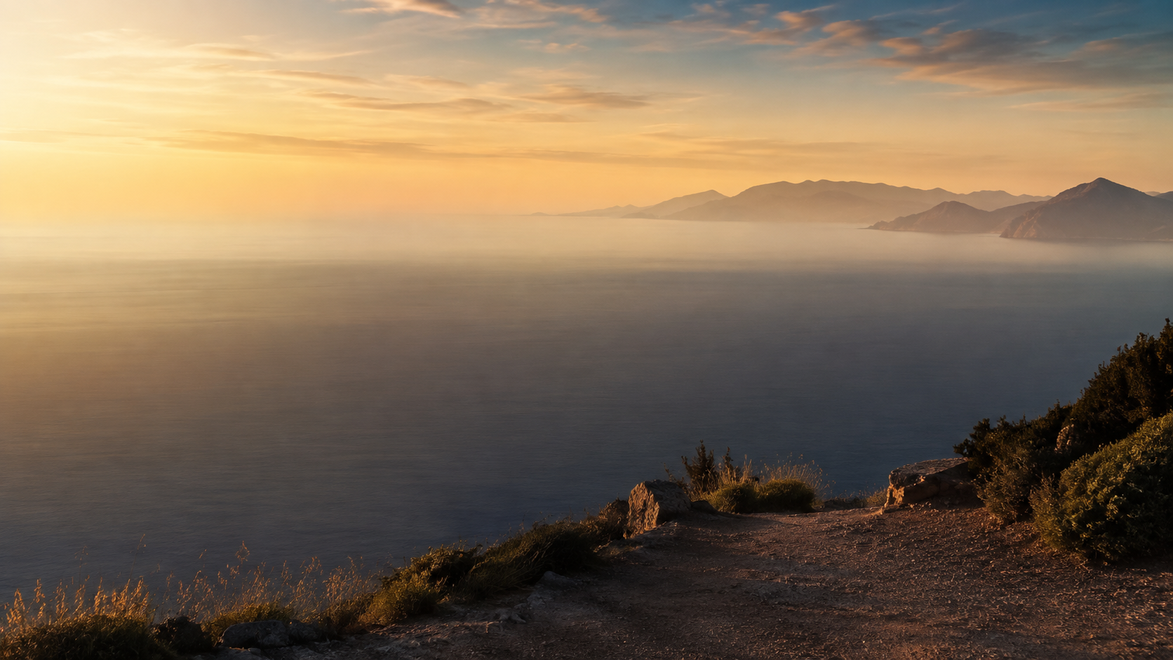 Atardecer en calma